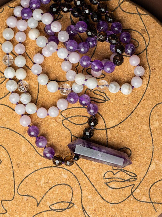 Ezera Colier Dublu Ochi Protector Violet