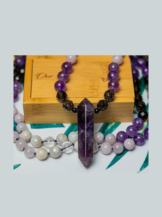 Ezera Colier Dublu Ochi Protector Violet