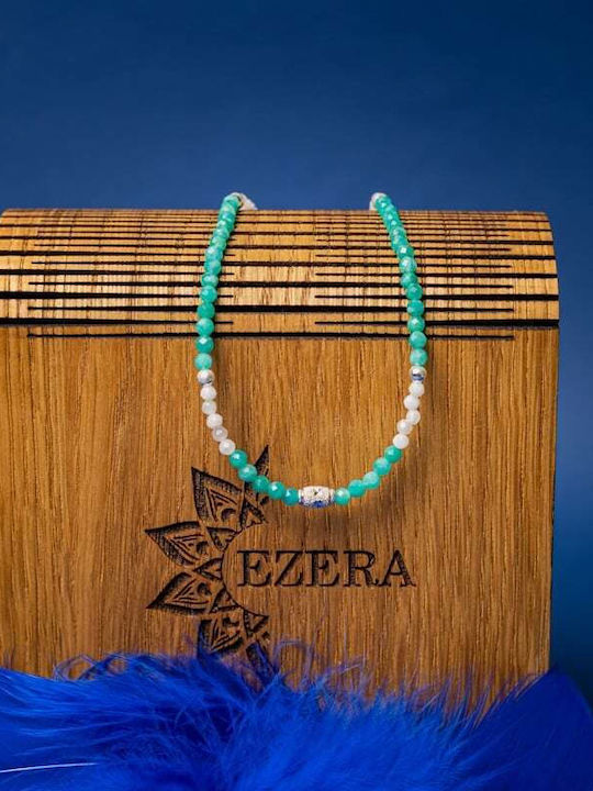 Ezera Чокър Зодиакален Знак Близнаци от Сребърен
