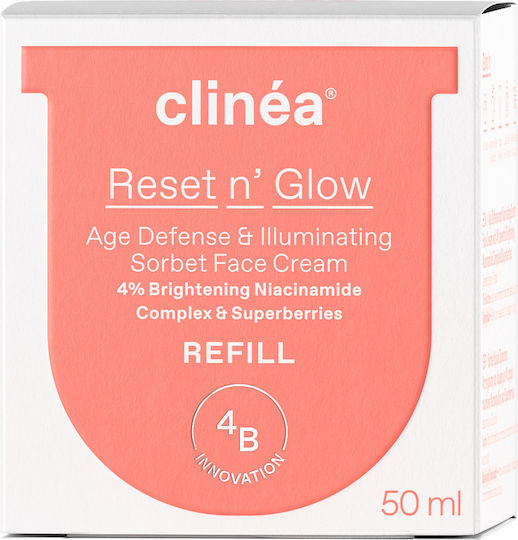 Clinea Reset n' Glow Sorbet Refill Cream Face Day 50ml