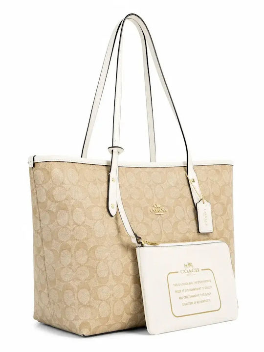 Coach Γυναικεία Tote Τσάντα Δερμάτινη Coach Γυναικεία Tote Τσάντα Δερμάτινη
