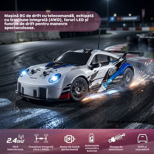Τηλεκατευθυνόμενο Αυτοκίνητο Drift 4WD Λευκό