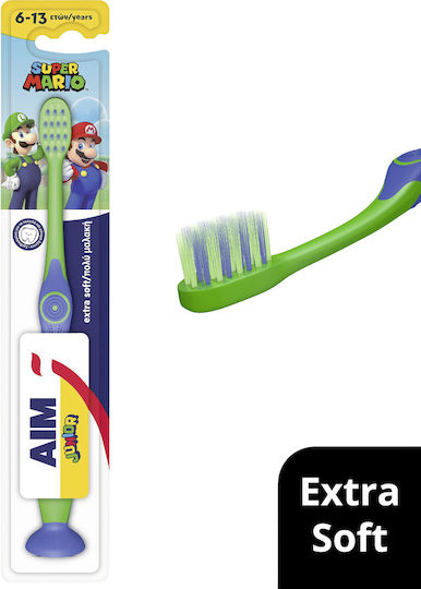 AIM Soft Children's Toothbrush For 6+ Years Multicolour