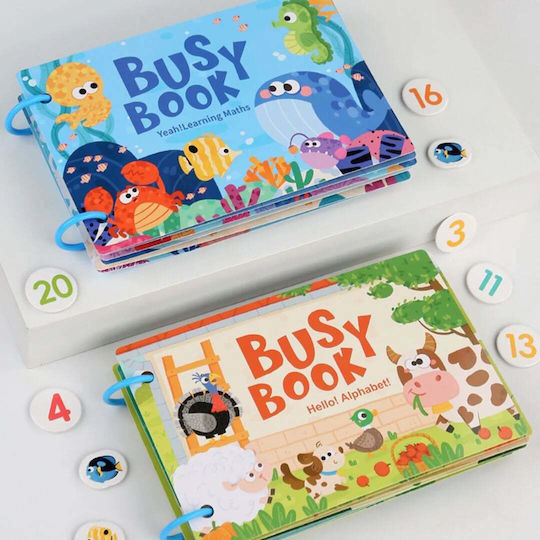 Busy Book Wild Animals Εκπαιδευτικό Παιχνίδι Γνώσεων για 6+ Ετών