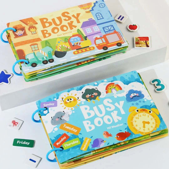 Busy Book Wild Animals Εκπαιδευτικό Παιχνίδι Γνώσεων για 6+ Ετών
