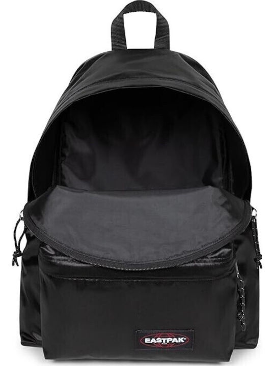 Eastpak Padded School Backpack Junior High-High School Satinfied Black Eastpak Padded School Backpack Junior High-High School Satinfied Black