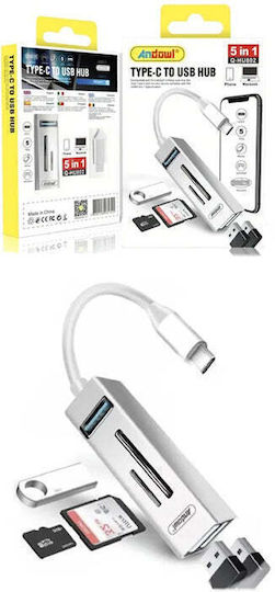 Hub 5 Θυρών με σύνδεση USB-A