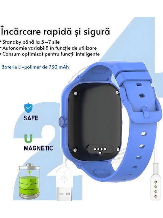 Παιδικό Smartwatch 4G με GPS & Κάμερα Ροζ