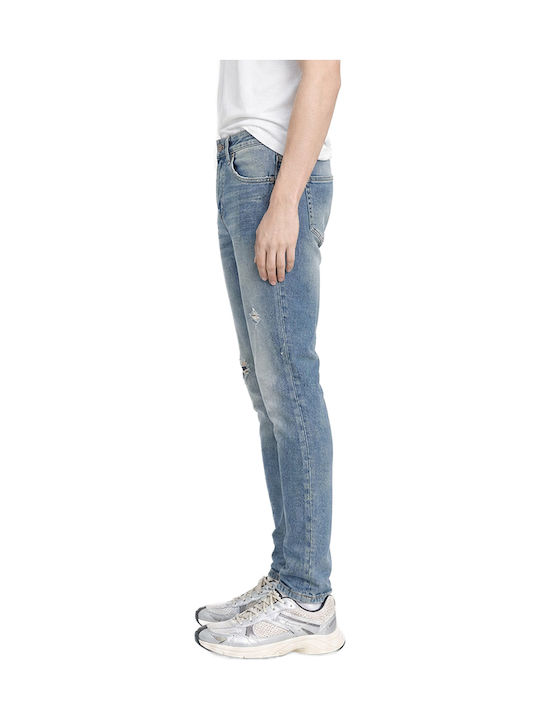 Herren Jeanshosen Elastisches Skinny Herren Jeans Blau