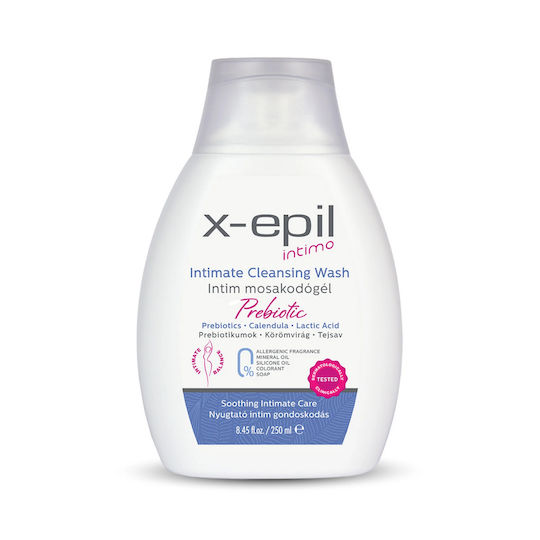 x-epil Gel Intim pentru Curățarea Zonei Sensibile cu Prebiotice 250ml
