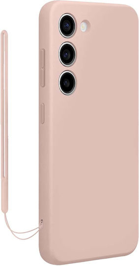 Bigben Case Galaxy S23 Silicone Anti-drop Matching Strap Pink