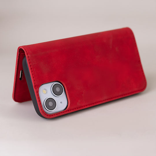 TelForceOne Synthetic Leather Red Back Cover (Google Pixel 11)