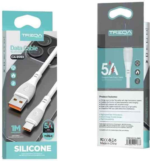 Treqa Cable USB-C male - USB-A 1m CA-8983