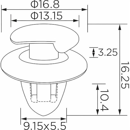 Epcrc997 Mounting Clips 10 Pcs