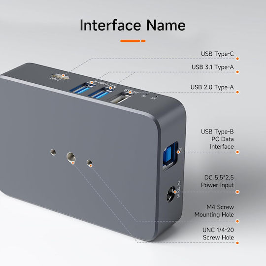 USB хъб 6 Порта USB 3.1 с USB-A
