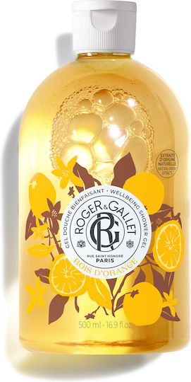 Roger & Gallet Bois D'orange Bubble Bath Gel With Glycerin & Citrus Fruits Scent 500ml