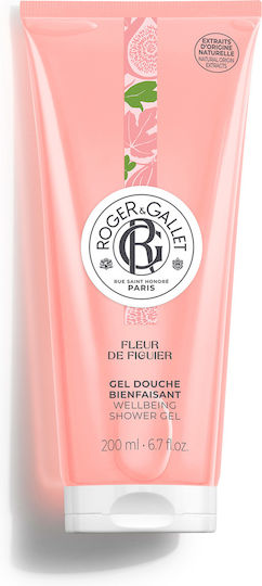 Roger & Gallet Fleur De Figuier Relaxing Αφρόλουτρο σε Gel με Βούτυρο Καριτέ & Άρωμα Εσπεριδοειδή 200ml