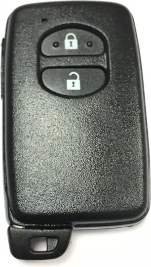 Techstar 2-button Car Key Case Compatible Toyota Prius Xw30 2009–2012 – Proximity Toy40 Blade