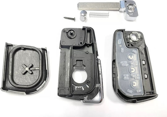 Techstar Husă Pliabilă Pentru Chei Cu 3 Butoane Compatibilă Toyota Prius – Lamă Va2