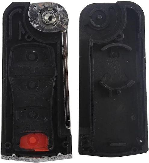 Techstar Husă Pentru Chei Auto Infiniti Fx35 2003-2009 Qx4 Nissan Murano 4 Butoane Tip Cuțit Flip