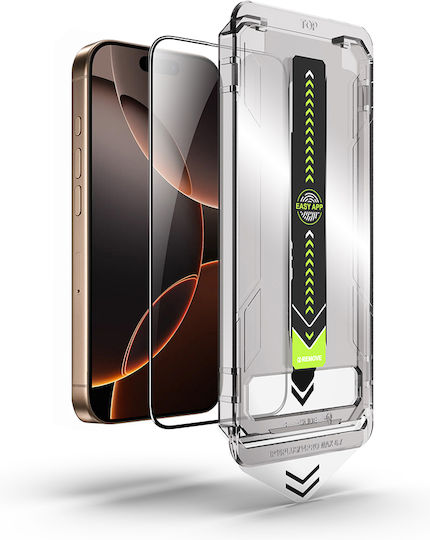 Techsuit Full Face Tempered Glass (iPhone 17 Pro Max / iPhone 16 Pro Max) temps97670-1