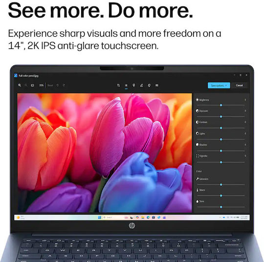 HP OmniBook 3 14-HZ0015DX 14" IPS FHD+ Touchscreen (Snapdragon-X1-26-100/16GB/512GB SSD/W11 Home) (US Keyboard)