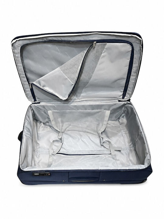 Diplomat Venice Valize de călătorie din material textil Albastre Set 3 buc