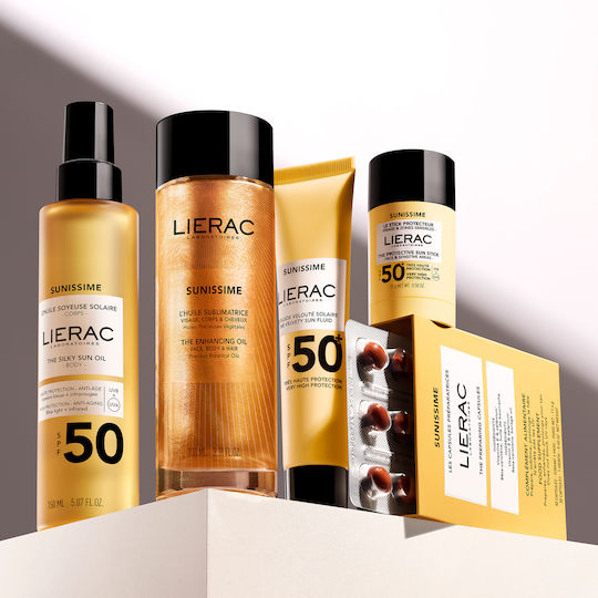 Lierac Sunissime Αντηλιακό Stick Προσώπου & Χειλιών SPF50+ 15gr 15ml