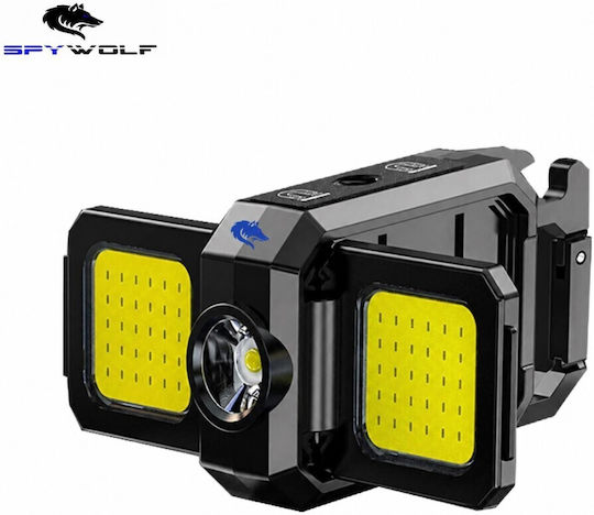 Spywolf Mini Ultra Strong LED Waterproof Multipurpose COB Rechargeable Flashlight Type-C Port 6 Pcs TC-563