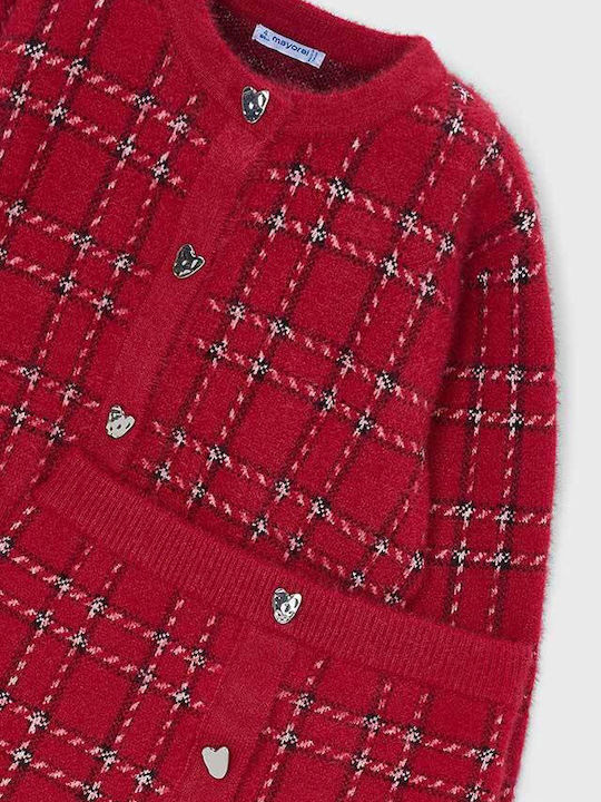 Kinderbekleidungsset mit Rock und Wintermantel 2 Stück Rot