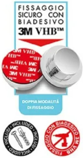 Feridras Стенна етажерка за баня Сива