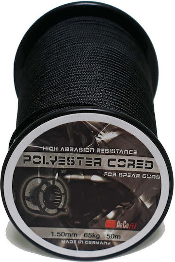 Arcofil Μαύρο Σχοινί Polyester 1.50mm/50m