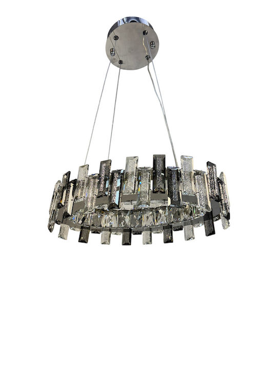 Epiplo-Fos Adjustable Ceiling Light Transparent LED with Crystals 36x20cm