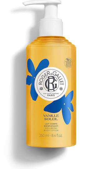 Roger & Gallet Moisturizing Lotion Body with Aroma Vanilla for Sensitive Skin 250ml