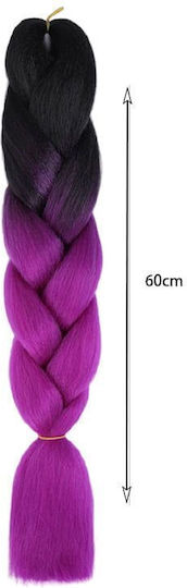 Yuan Yao Haarverlängerung in Schwarz Farbe BY28 60cm