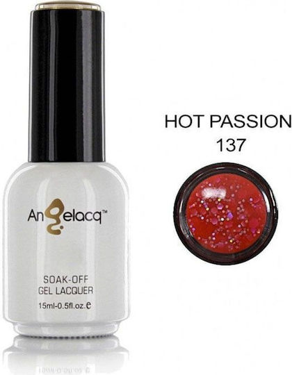 Angelacq Gel Nail Polish Hot Passion 137 15ml
