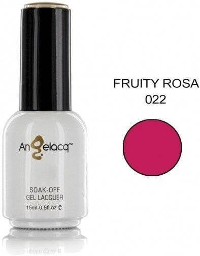 Angelacq Semi-Permanent Gel Nail Polish Fruity Pink 022 15ml