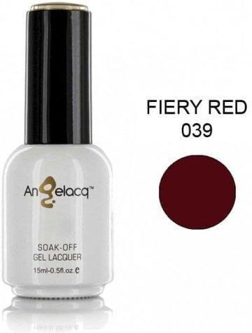 Angelacq Gel Nail Polish Fiery Red 039 15ml