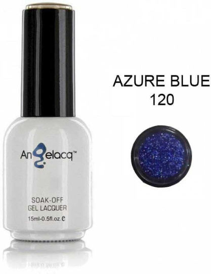 Angelacq Gel Nagellack Azure Blau 15ml