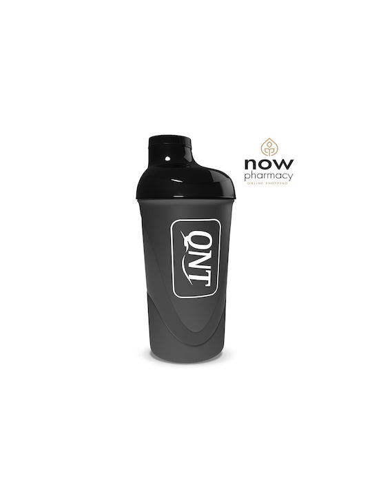 QNT It's On Plastic Protein Shaker 350ml Black