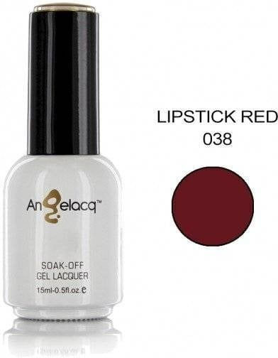 Angelacq Ημιμόνιμο Βερνίκι Νυχιών Lipstick Red 038 15ml