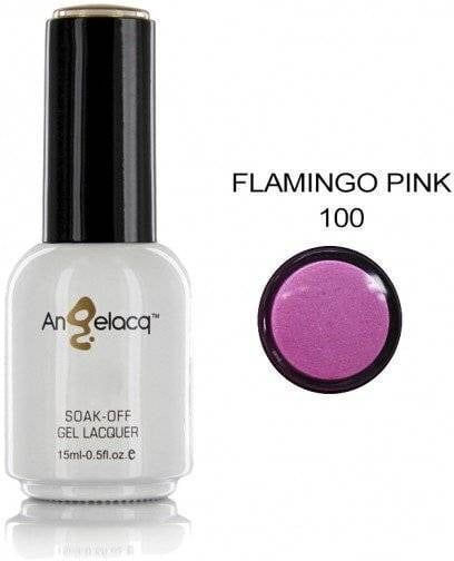 Angelacq Gel Nail Polish Flamingo Pink 15ml