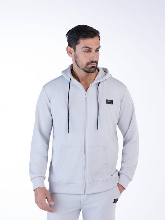 Herren Sweatshirt mit Kapuze Grau