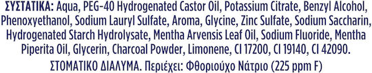 AIM Nature Elements Charcoal Detox Στοματικό Διάλυμα κατά της Πλάκας 500ml