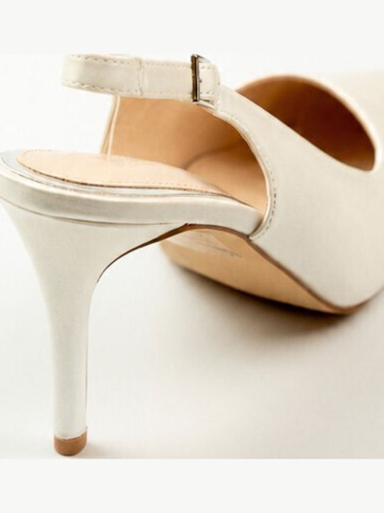Pointed Toe Heels with Stiletto Heel White