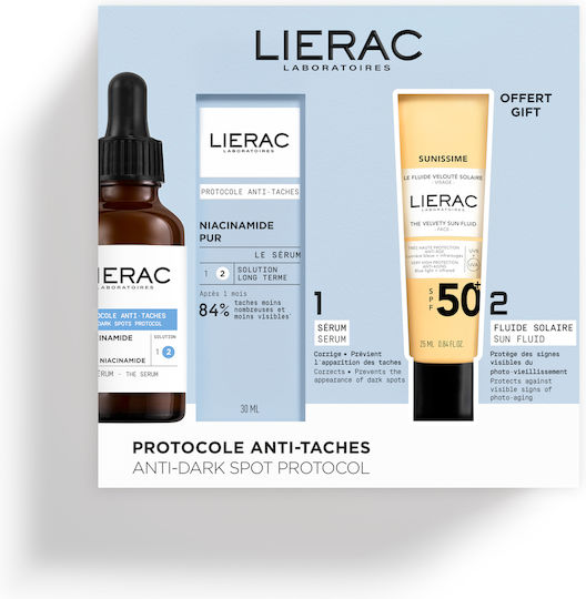 Lierac Sunissime Σετ με Αντηλιακό Προσώπου & Serum SPF50 2τμχ