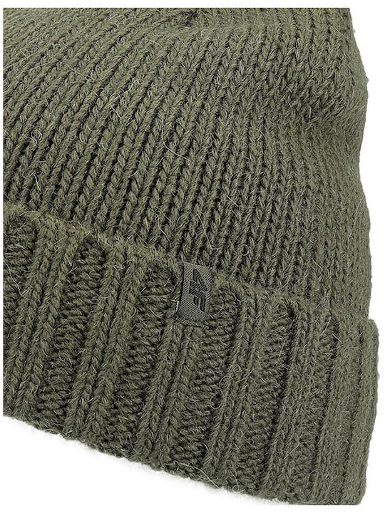 Men's Fleece Knitted Beanie Khaki Colour