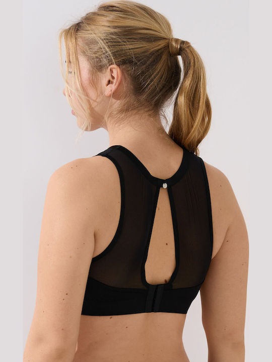 Black Athletic Bra without Underwire