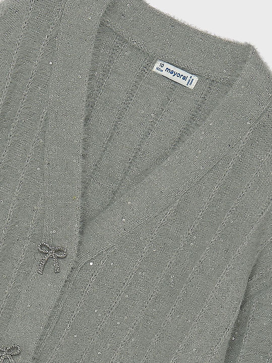 Kids Knitted Cardigan Grey
