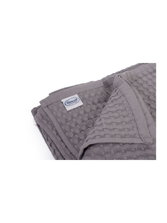 Dimcol Κουβέρτα Πικέ Υπέρδιπλη 225x270εκ. Grey
